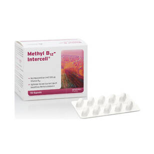 Methyl B12 - Intercell 90kaps. Witamina B12 Metylokobalamina