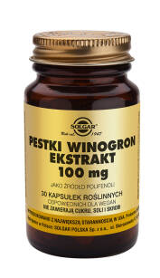 Solgar Pestki z Winogron Ekstrakt 100 mg