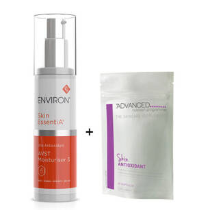 Environ Zestaw Skin EssentiA AVST 3 + Suplement Skin Antioxidant