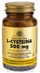 Solgar L-Cysteina 500 mg