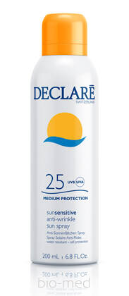 Declare SUN SENSITIVE Anti-Wrinkle Sun Spray SPF 25 Przeciwzmarszczkowy spray do ciała SPF 25