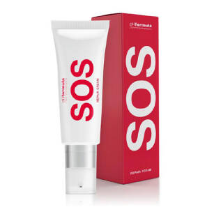 phFormula SOS Repair Cream, Krem ochronny dla skóry suchej, wrażliwej, zaczerwienionej.