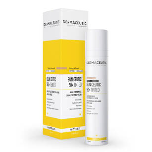 Dermaceutic Sun Ceutic 50+ Tinted - Krem ochronny anti-aging z pigmentami mineralnymi medium